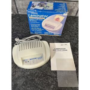 Design Concepts Laminator Model #DC4H Laminate Up to 4.4” Wide Tested Box Manual